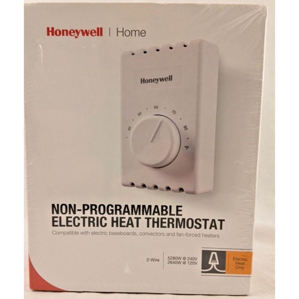 Honeywell Home CT410A Non-Programmable Electric Heat Thermostat-NEW!